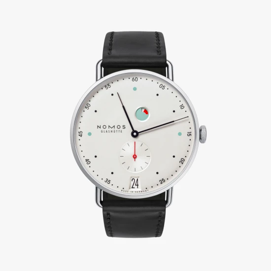 NOMOS Glashütte METRO DATARIO INDICATORE DI CARICA