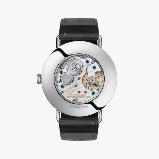 NOMOS Glashütte METRO DATARIO INDICATORE DI CARICA