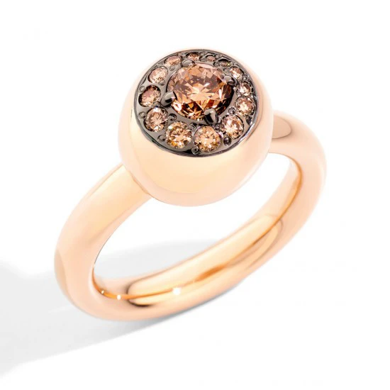 POMELLATO ANELLO NUVOLA diamante brown 0,5 ct