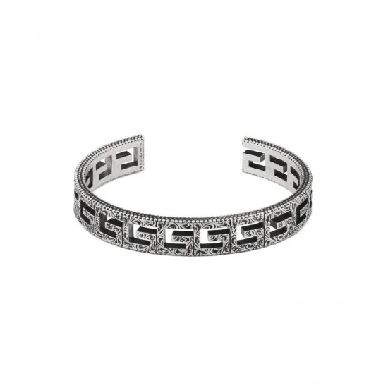 Gucci bracciale G Cube argento