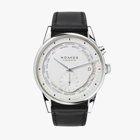 Rosas 1945 NOMOS Glashütte Zürich ore nel mondo bianco