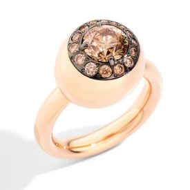 Rosas 1945 POMELLATO ANELLO NUVOLA diamante brown 1,5 ct