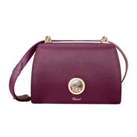 Rosas 1945 CHOPARD BORSA A SPALLA HAPPY DIAMONS BORDEAUX