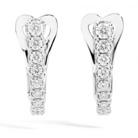 Rosas 1945 Orecchini fantasia a monachella Anniversary, oro bianco 18 kt e diamanti 040