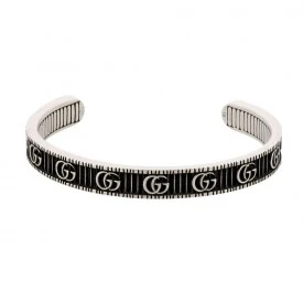 Rosas 1945 GUCCI Bracciale con Doppia G in argento