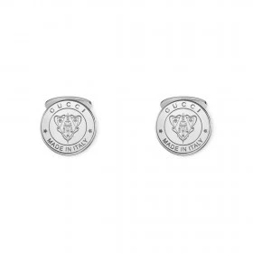 Rosas 1945 Gucci Gemelli in argento con stemma Gucci inciso